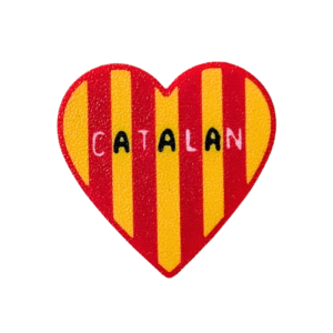Porte-clés catalan coeur